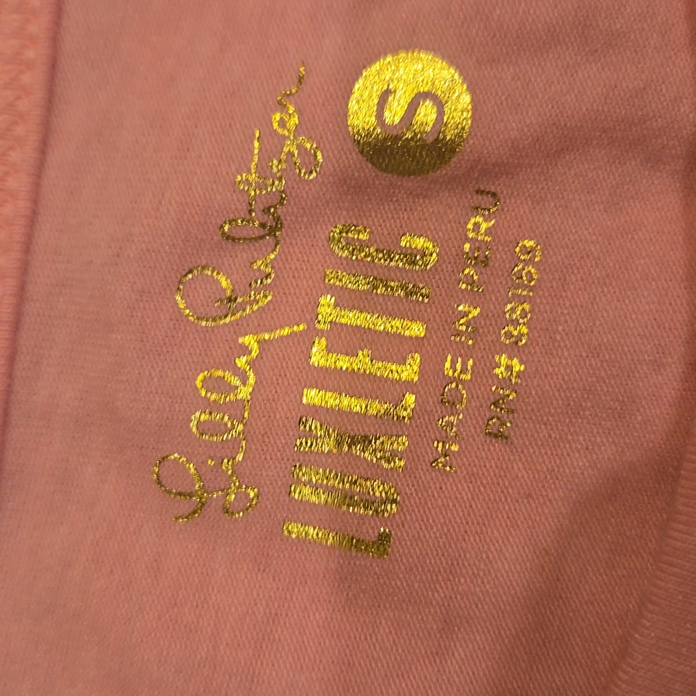 Lilly Pulitzer Luxletic Twist Front Long Sleeve Bubblegum Pink Tee - Picture 2 of 7